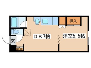 コーポしらかばの物件間取画像